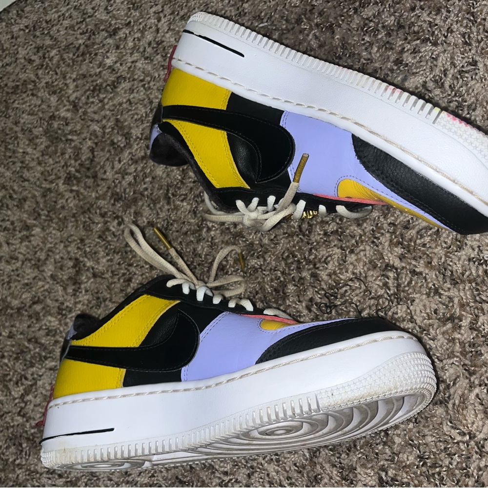 Nike Air Force 1 AF1 Shadow Sisterhood Dark Sulfur - Picture 6 of 8